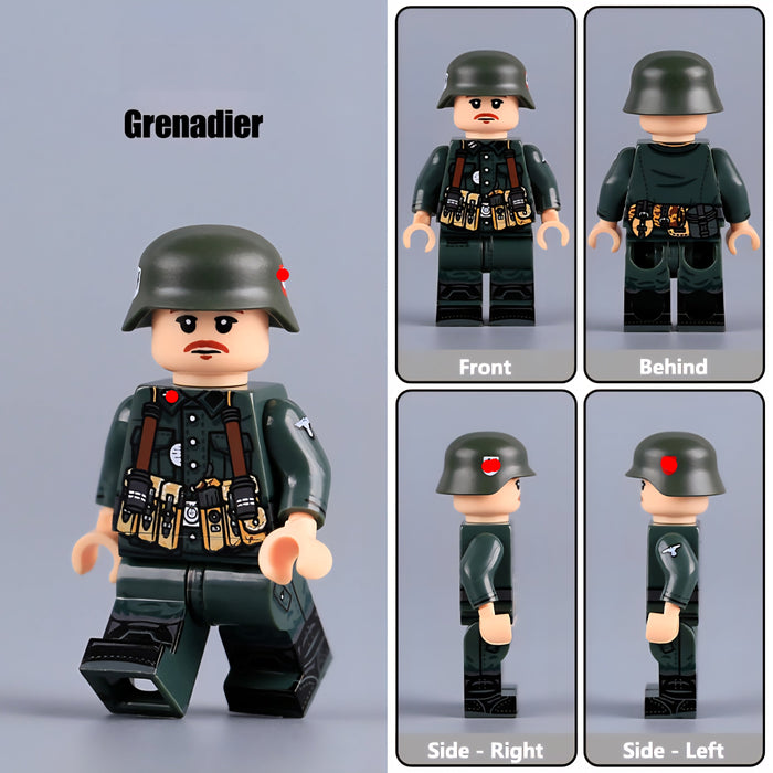 WW2 German feldgrau "Paramilitary" Grenadier soldier