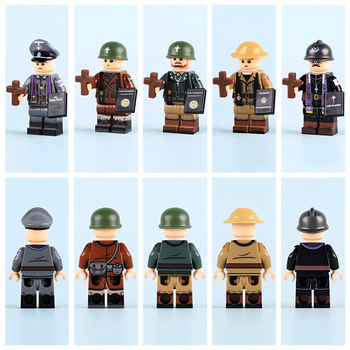 WW2 Military Chaplains Mixed Nations