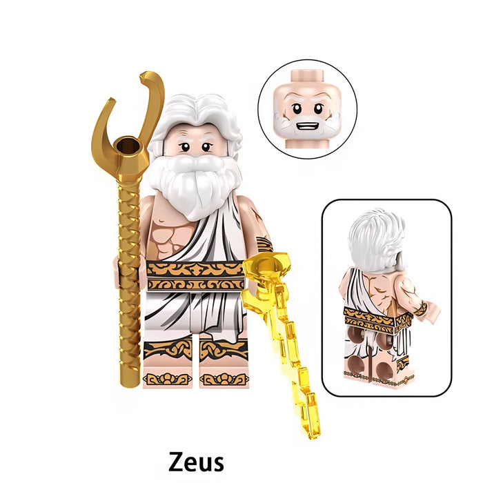 Zeus – King of the gods, ruler of the sky and thunder.