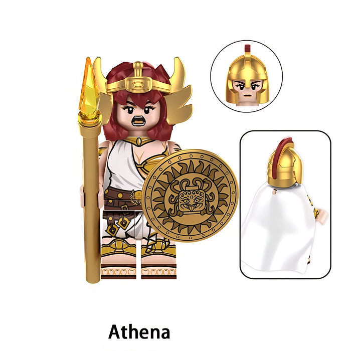 Athena – Goddess of wisdom, war, and strategy.