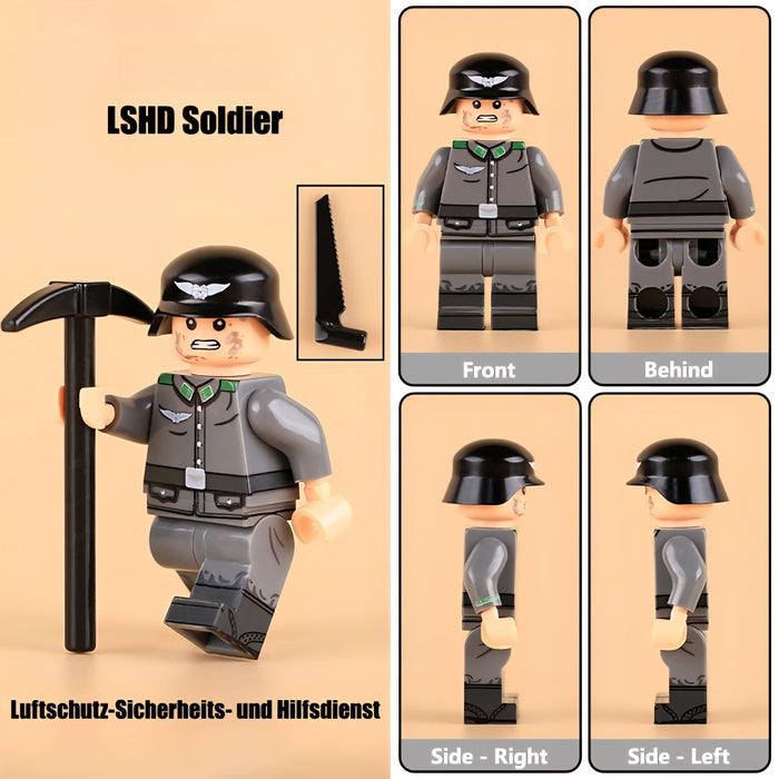 WW2 German Luftschutz-Sicherheits und hilfsdienst Civil defence soldier