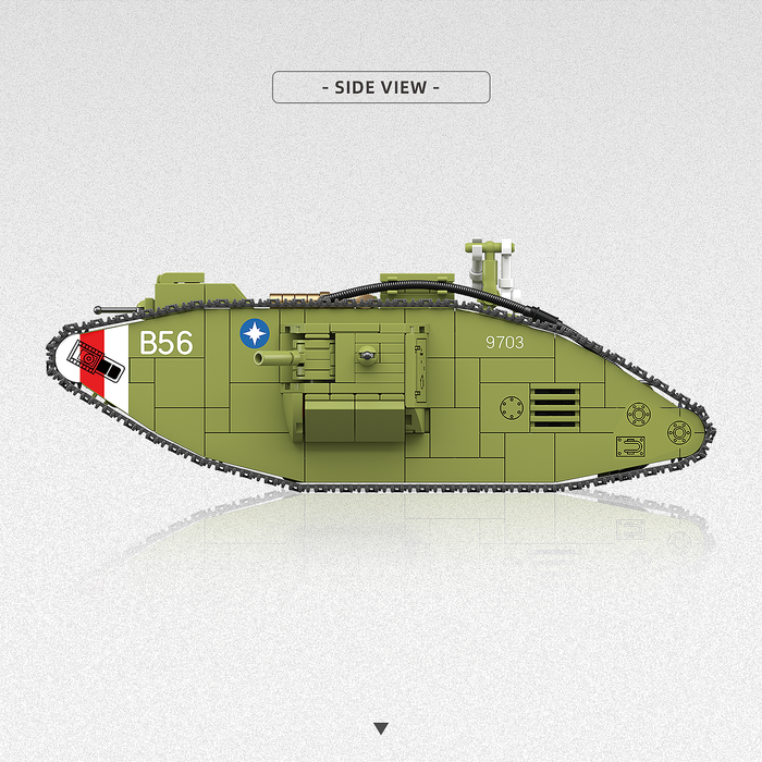 WW1 British MK.V Heavy Tank