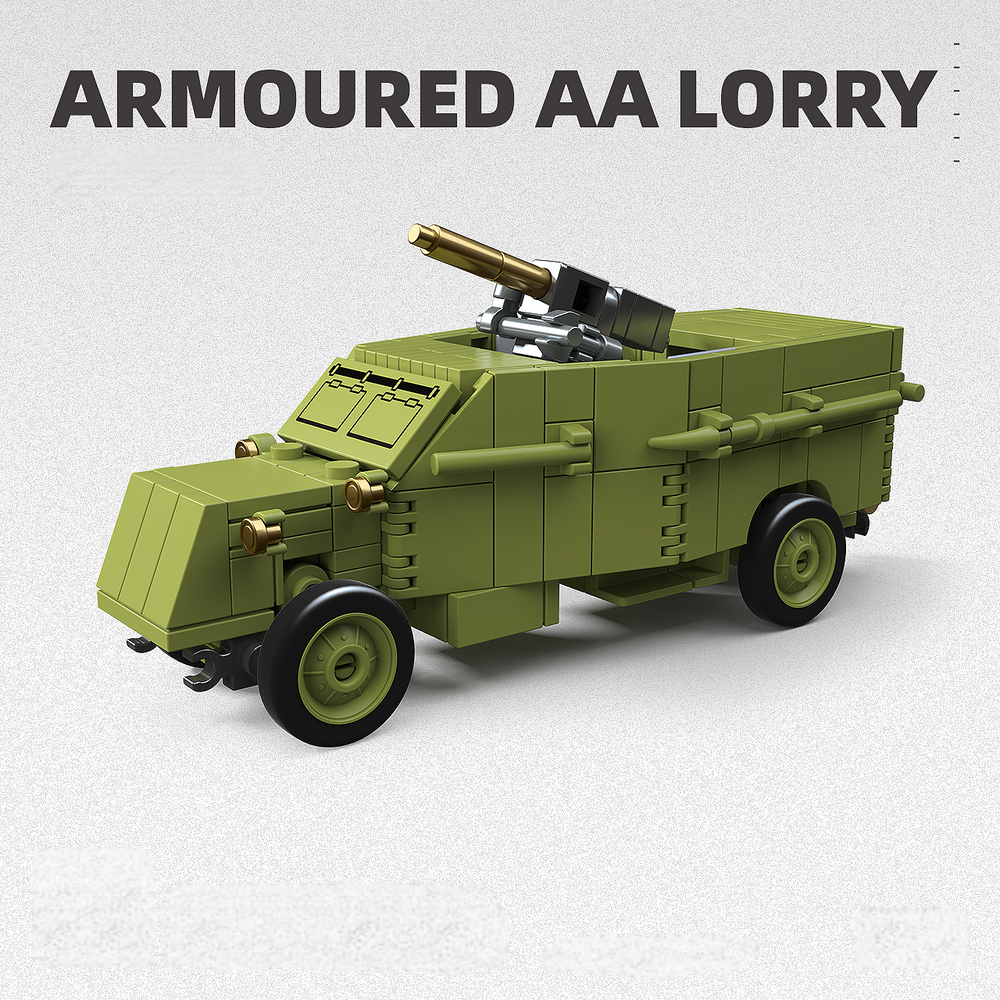 WW1 United Kingdom Armoured AA Lorry