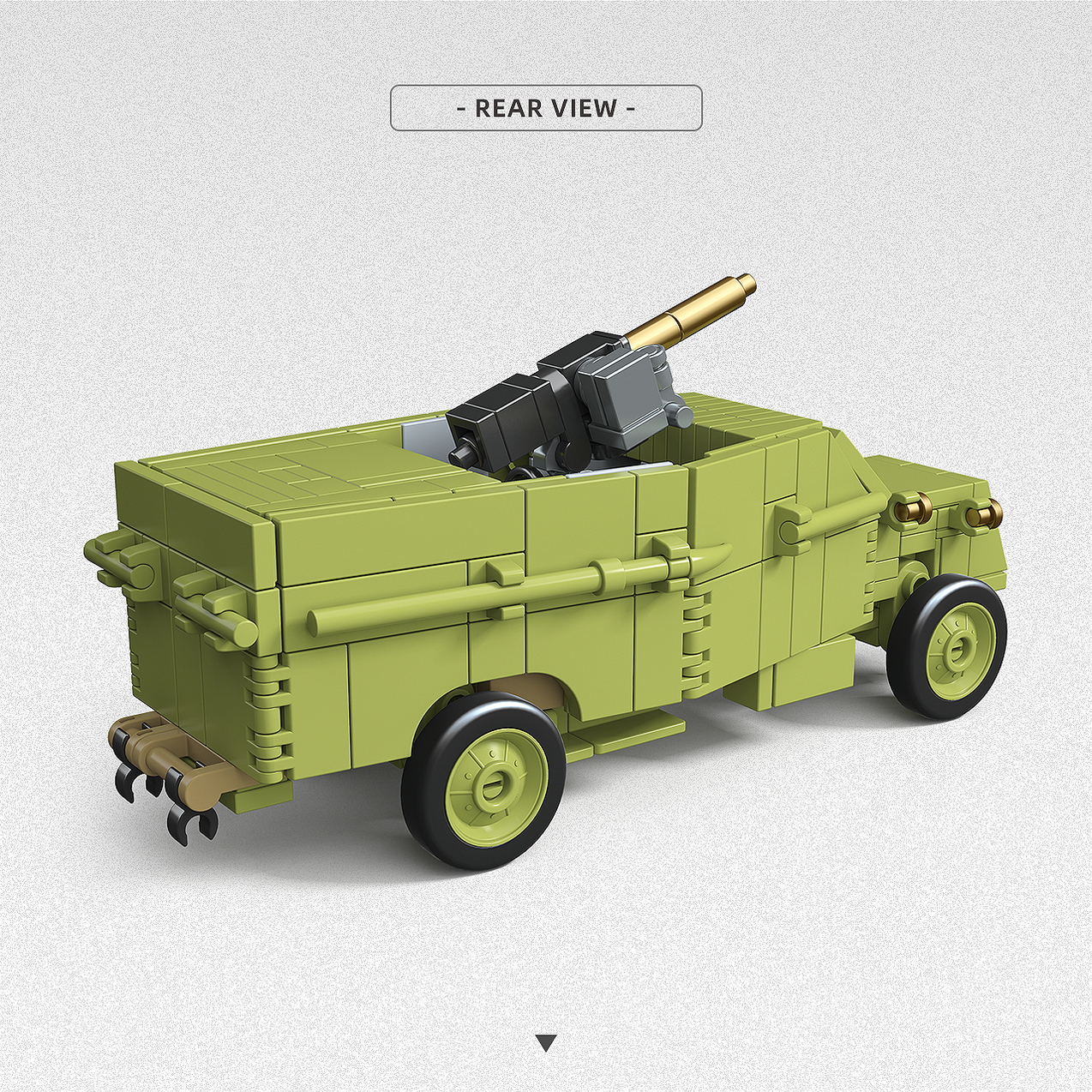 WW1 United Kingdom Armoured AA Lorry — Brick Block Army