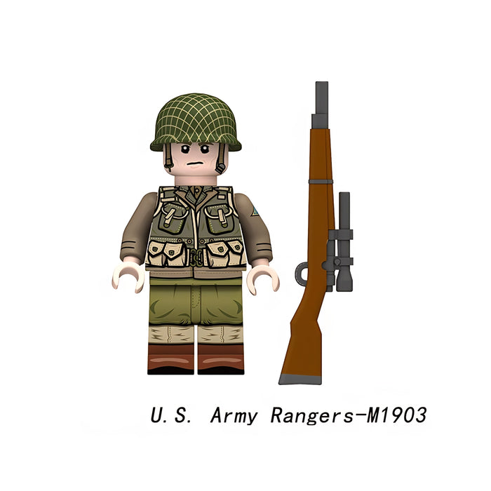 WW2 US Army Ranger with M1903 Sniper rifle