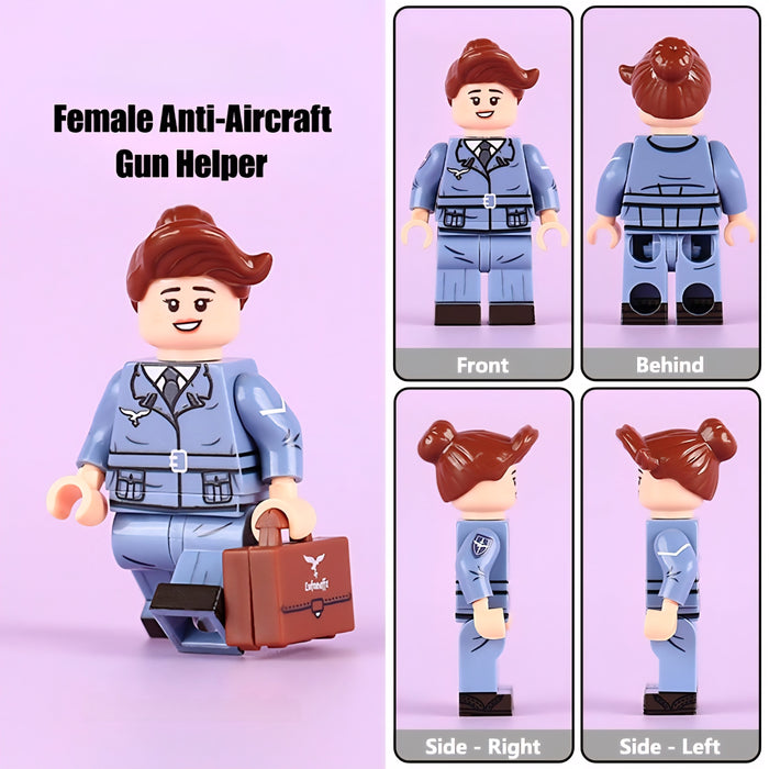 WW2 German Military (Helferinnen) flak88 assistant