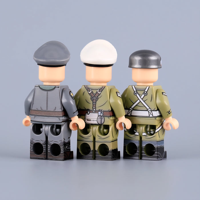 WW2 German Fallschirmjäger & Gebirgsjäger Officers x3