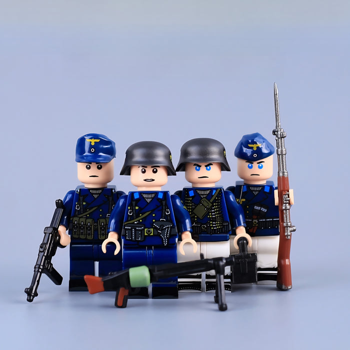 WW2 German Küstenartillerie Assault Squad x4