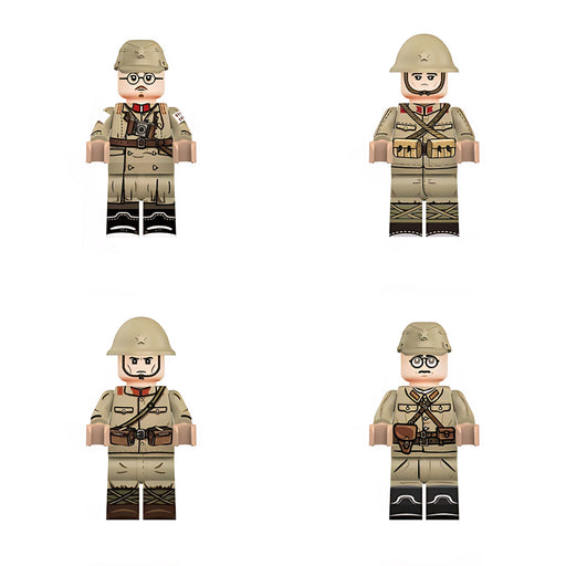 WW2 Imperial Japanese Army Auxiliary Squad x4