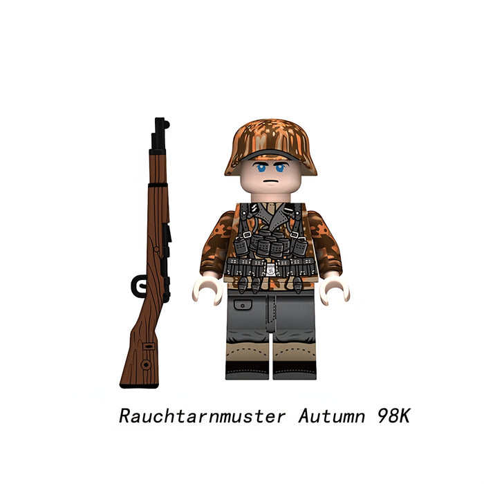 WW2 German Infantry in Rauchtarnmuster Autumn Camo