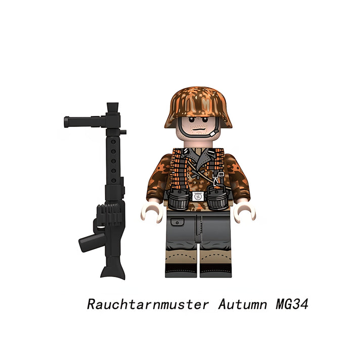 WW2 German Infantry in Rauchtarnmuster Autumn Camo