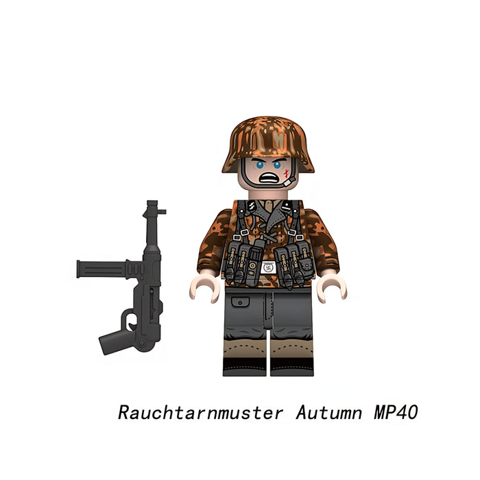 WW2 German Infantry in Rauchtarnmuster Autumn Camo