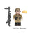 WW2 Italian soldier with Cacano machine gun