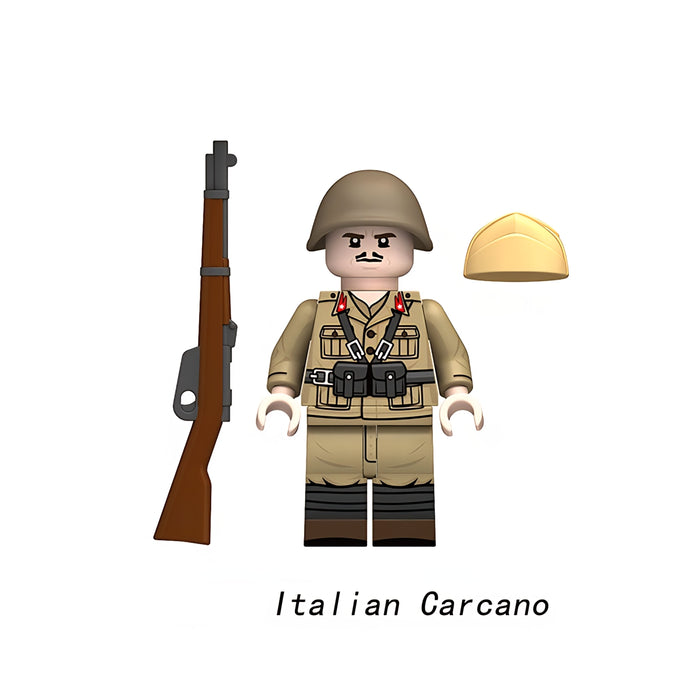 WW2 Italian soldier with Cacano rifle