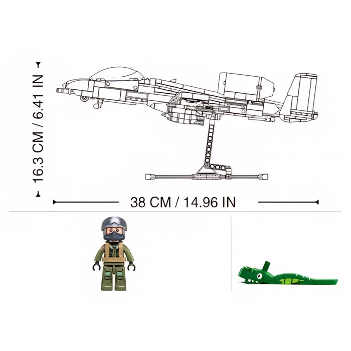 USAF Fairchild Republic A-10B Thunderbolt II 