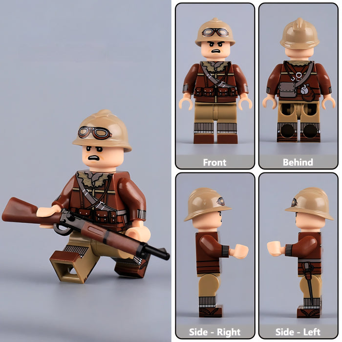 WW2 French Army Elite Chasseurs Alpine soldier
