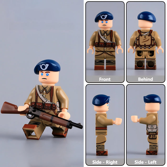 WW2 French Army Elite Chasseurs Alpine soldier