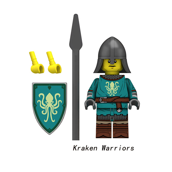 Medieval Kraken warrior