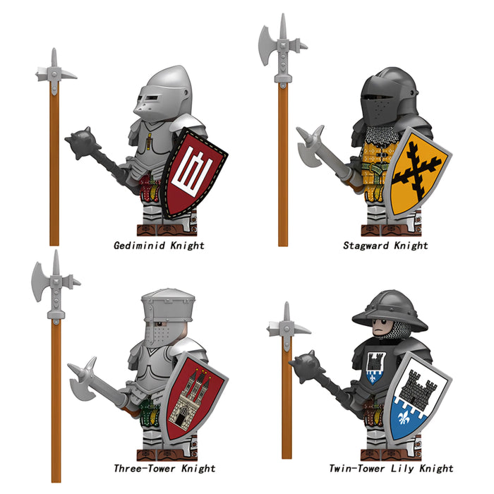 Medieval European Fantasy Heraldic Heavy Knights