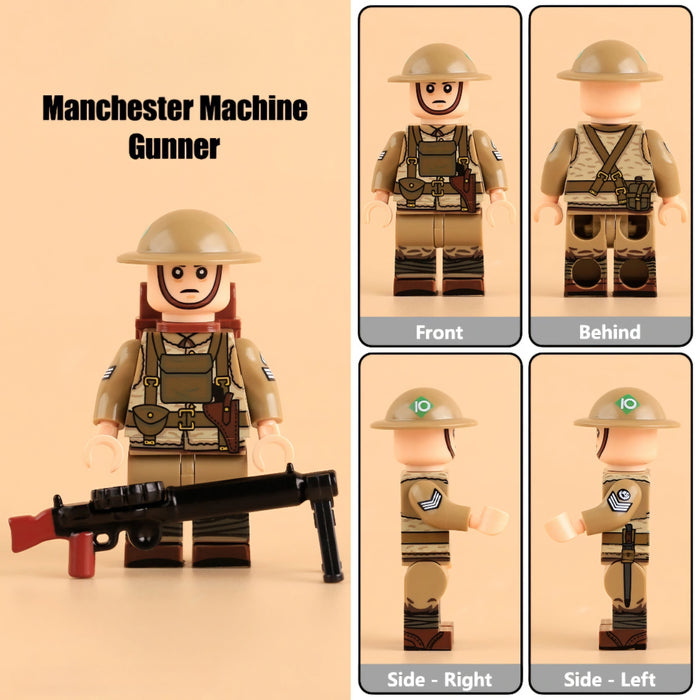 WW1 British Army Manchester Machine Gunner