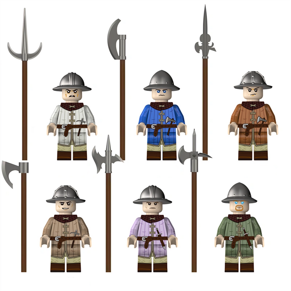 16th-Century Renaissance Pikemen Squad