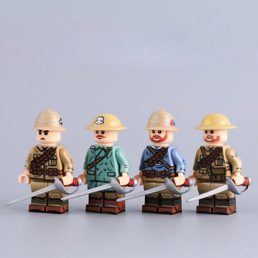 WW1 British Cavalry Regiment Infantry Squad x4