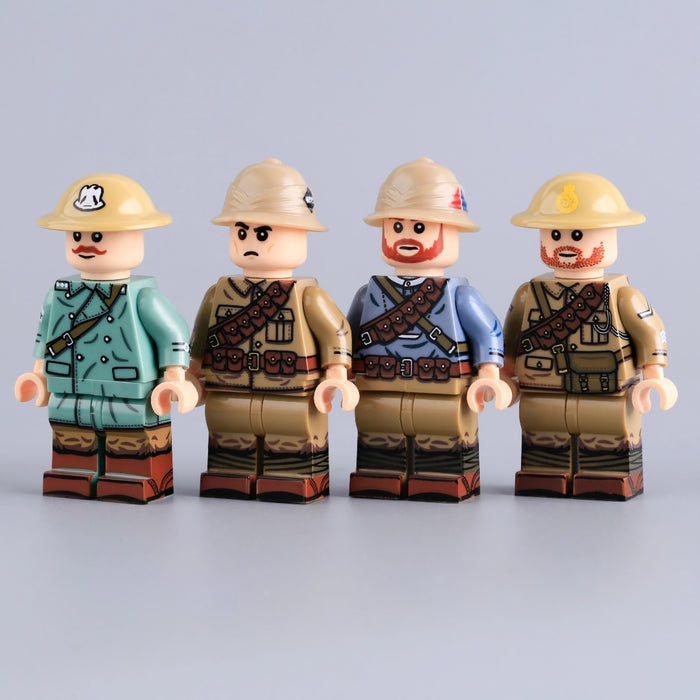 WW1 British Cavalry Regiment Infantry Squad x4