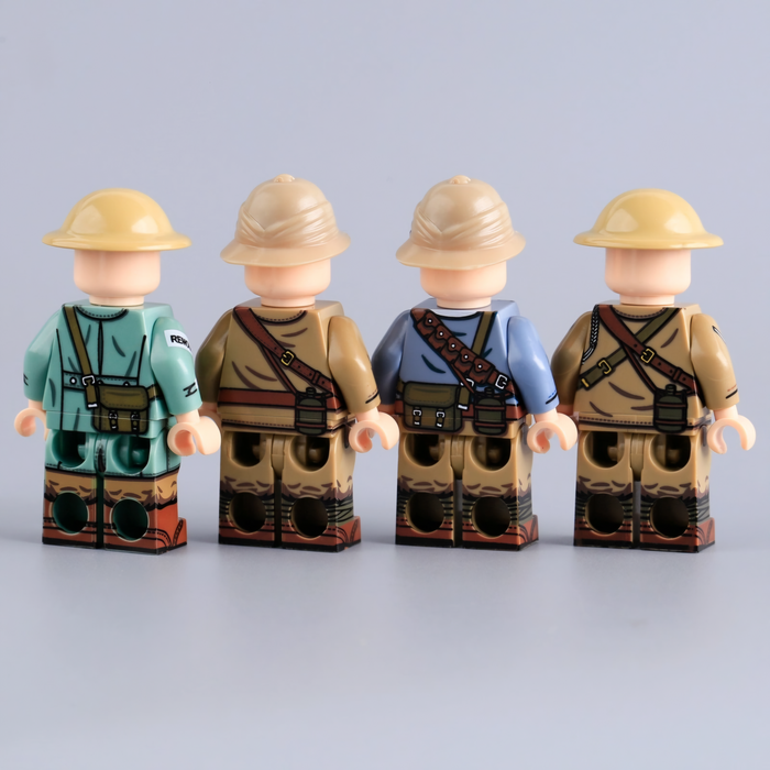 WW1 British Cavalry Regiment Infantry Squad x4