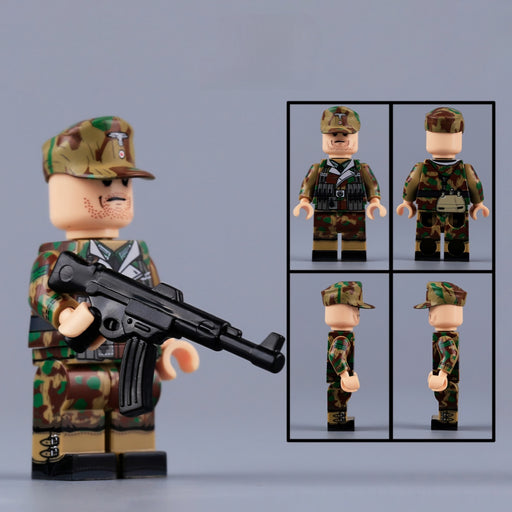 WW2 German Paramilitary Infantry in "Eichenlaubmuster" Camo