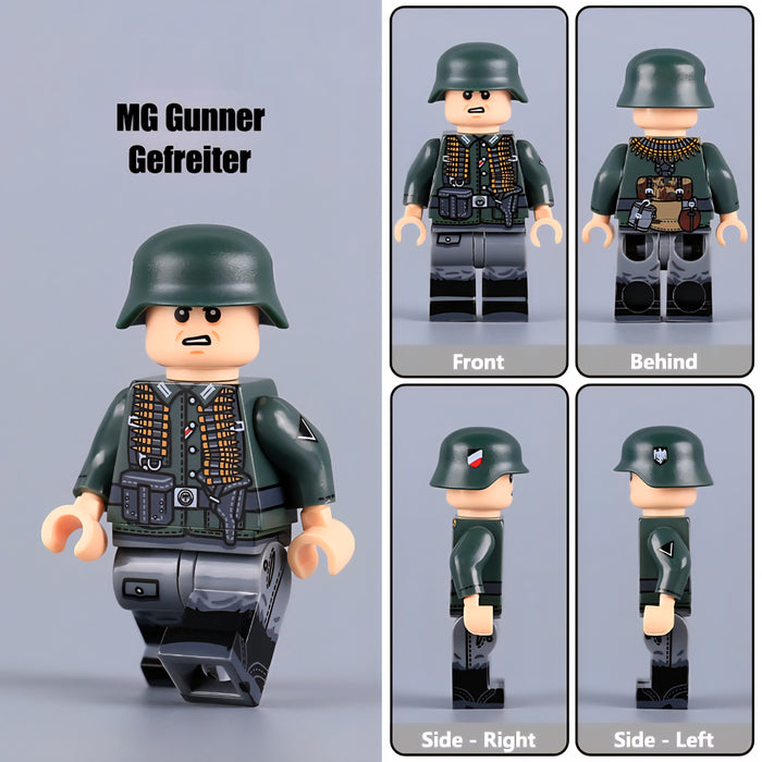 WW2 German 1st Infantry Division MG Gunner