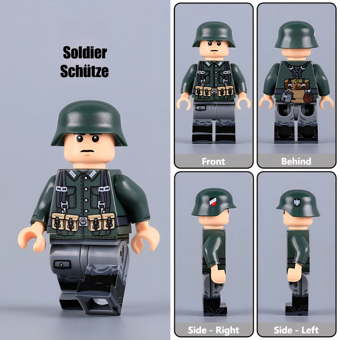 WW2 German 1st Infantry Division Soldier