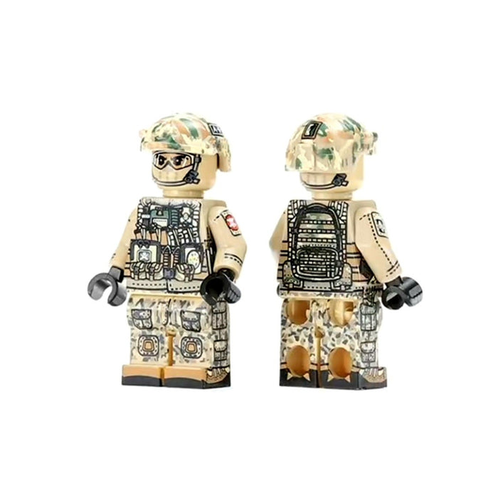 Russian Ground Forces SOF KSSO Detachment X5 Brick Block Army russian-ground-forces-sof-ksso-detachment-x5-brick-block-army