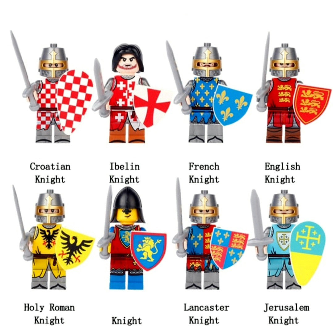 The Knights of Nations x8 — Brick Block Army