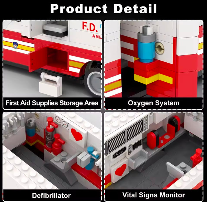 American Metro Ambulance internal detailing