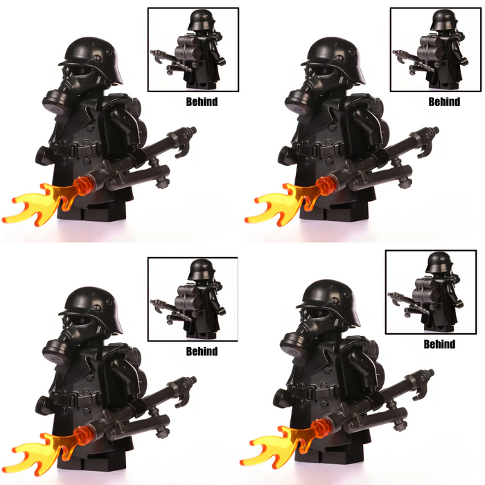 WW1 Dark Flame Troopers x4