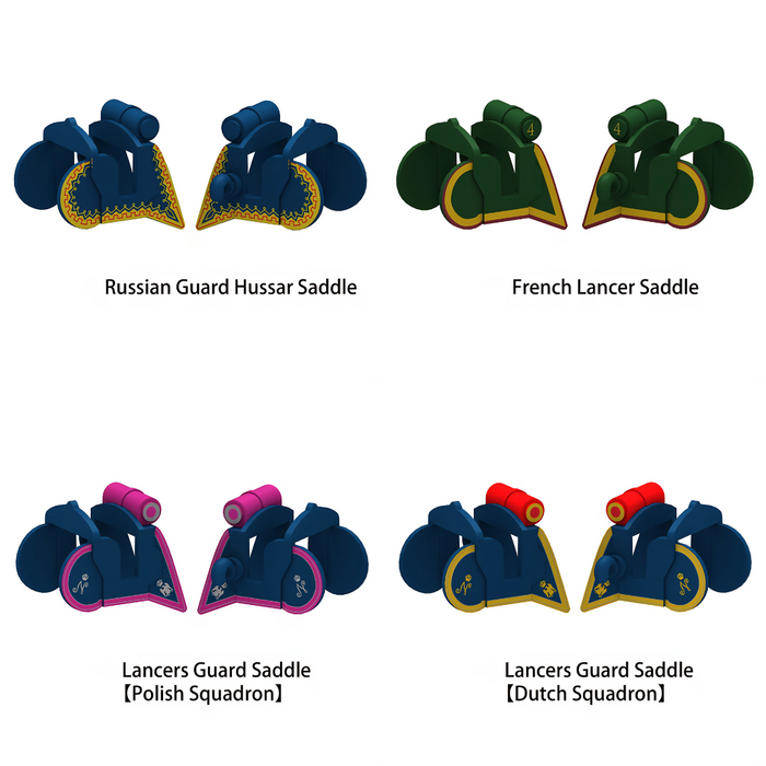 Napoleonic Era Mixed Coalition Cavalry Squad x4
