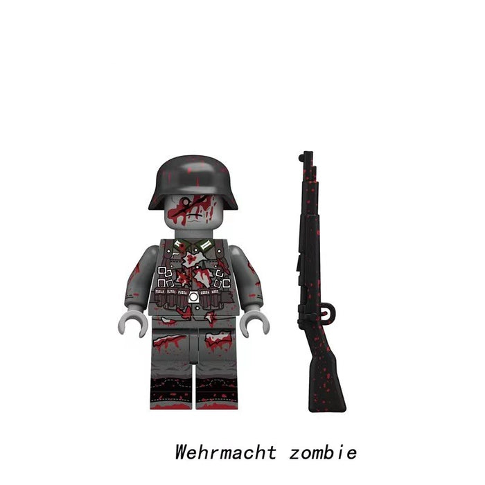 WW2 German zombie toy figure