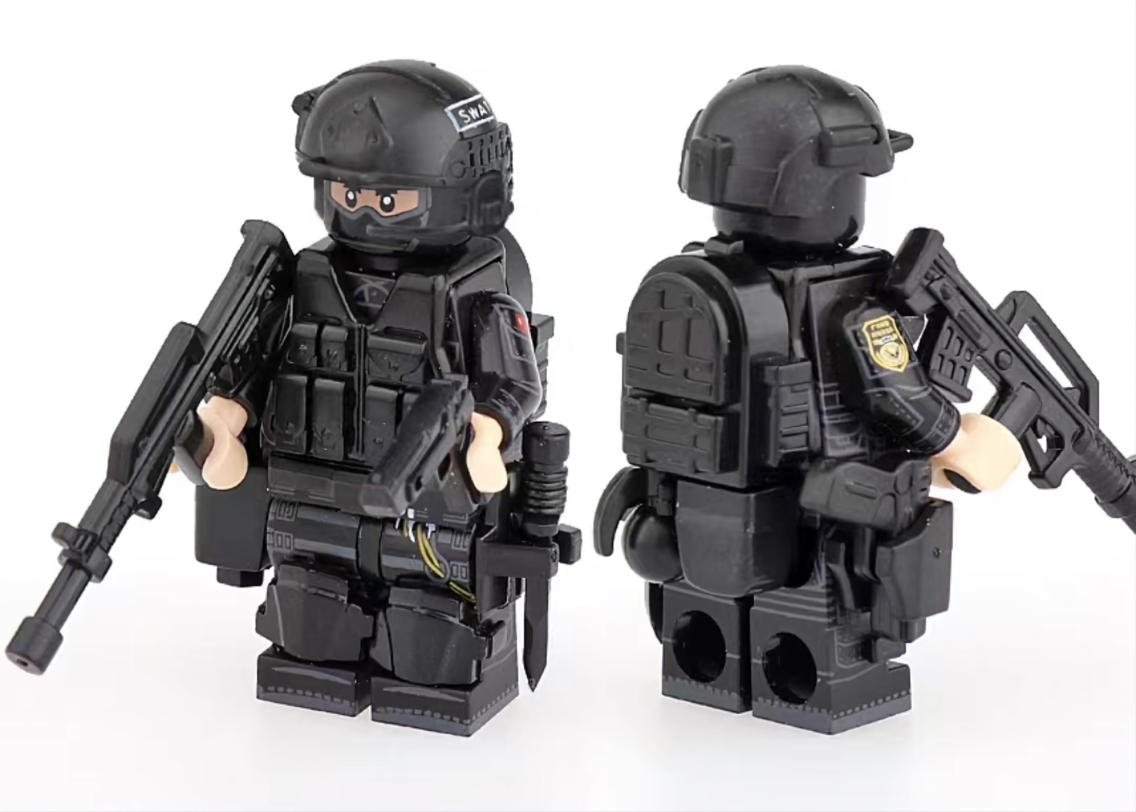 Chinese CAPF Special Police Unit (SPU) x5 — Brick Block Army