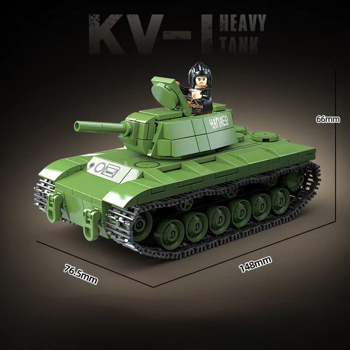 WW2 Soviet Army KV-1 Heavy Tank (Mini) build kit