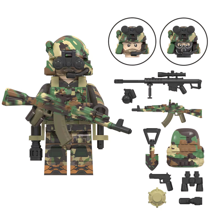 International Special Forces Operator bush camo fig