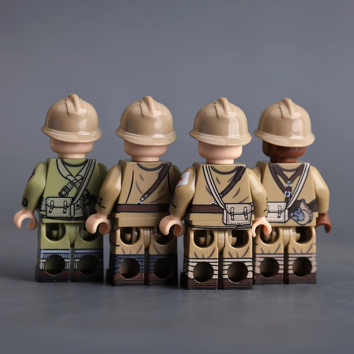 WW2 French Army Infantry Squad x4