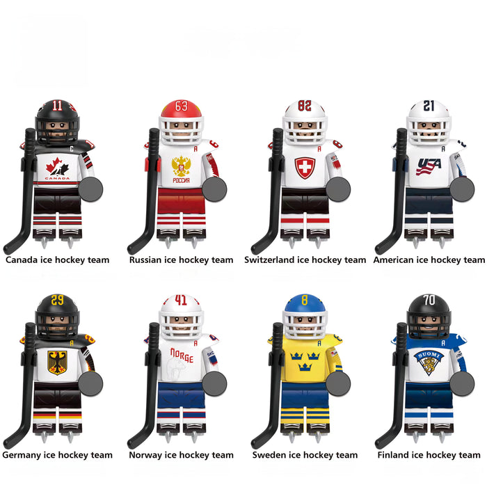 Mixed International Ice Hockey Team x8