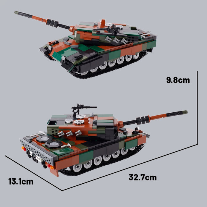 German Leopard 2A4 Main Battle Tank brick built kit