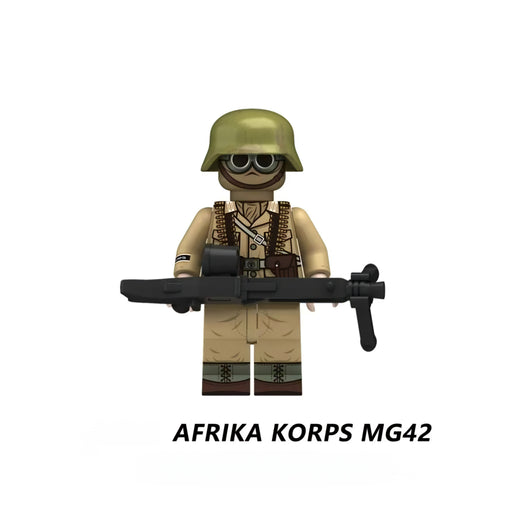 WW2 German Afrikakorps (DAK) MG- 42 Gunner