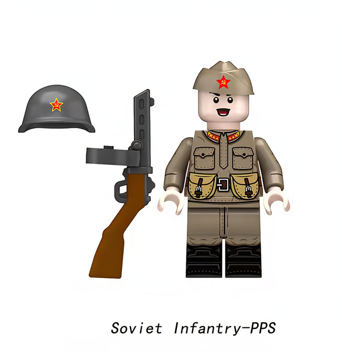 WW2 Soviet Red Army Infantry with PPSH-41