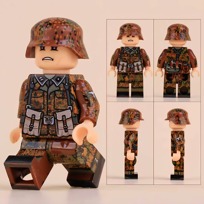WW2 German STG gunner in Erbsenmuster/ "Pea Dot" Camo