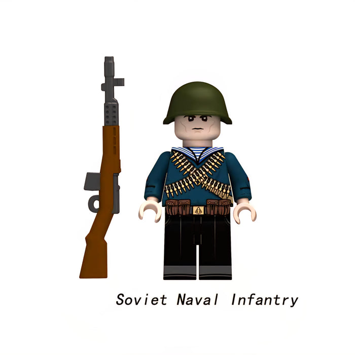 WW2 Soviet Naval Infantry Squad x6