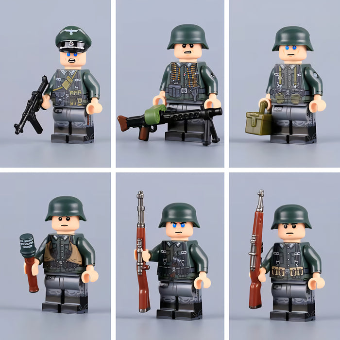 WW2 German 1st Infantry Division squad