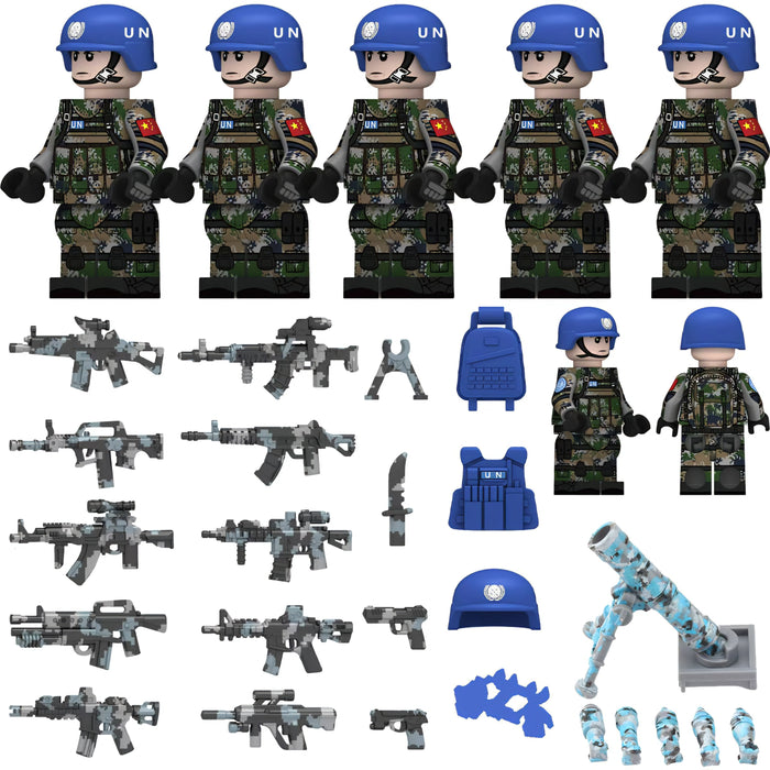 Chinese International UN Peacekeeping Squad x5