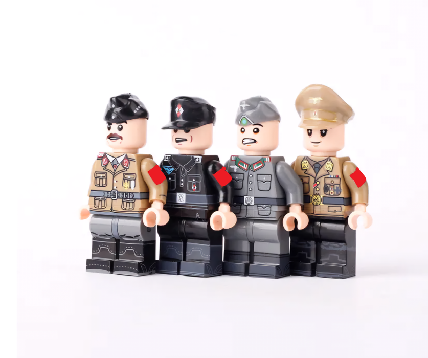 WW2 Senior German Officers & Infantry x4